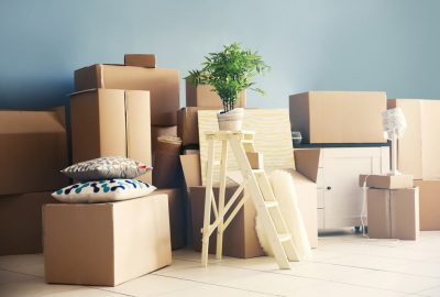 flyttkartonger inför flytt