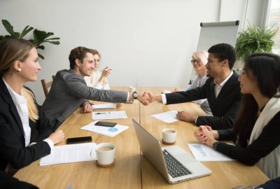 Affärsuppgörelse vid företagsförsäljning